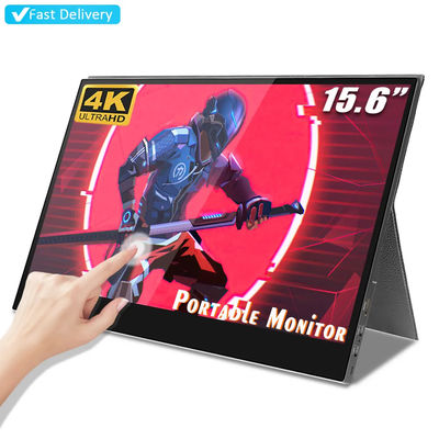 LCD Gaming 15.6 Inch 4K Portable Monitor Touchscreen for PS4 Mac Smartphone