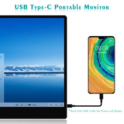 LCD Gaming 15.6 Inch 4K Portable Monitor Touchscreen for PS4 Mac Smartphone