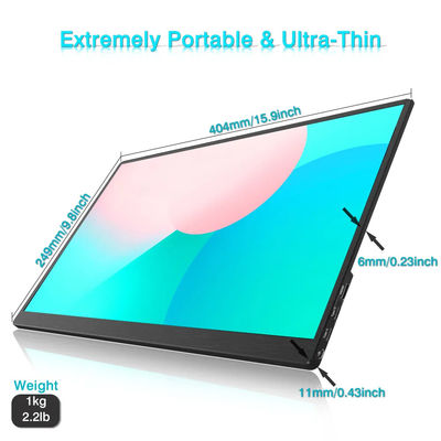 Commercial Usb C External Touch Portable Monitor Game Advertising IPS Screen Hd