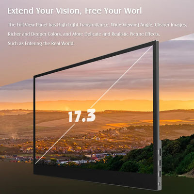 OEM 17.3inch 4k Double Sided External Portable Monitor Touchscreen 1920x1080