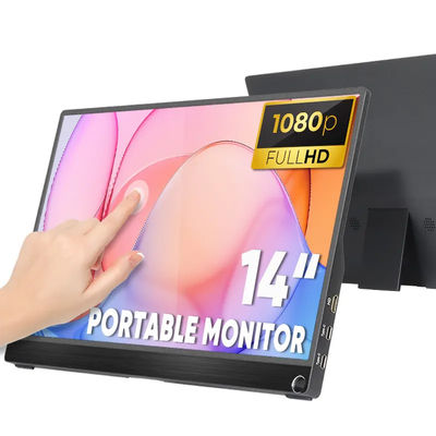 Slim 1080P Portable Touch Screen Monitor 14inch 15.6 Inch