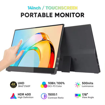 4k External Portable Monitor Touchscreen Extender USB HD Display