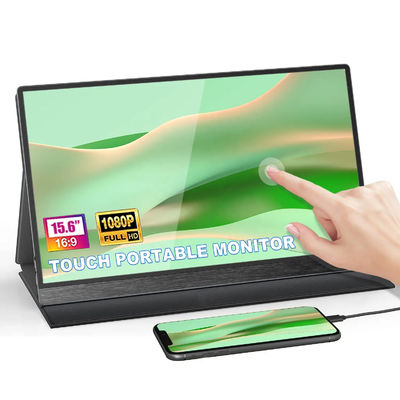 60Hz 15.6 Inch Monitor Portable Touchscreen High Contrast For Gaming