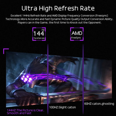 ODM IPS HDR 144hz Portable Gaming Display Mobile Monitor Type C 17.3inch