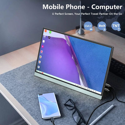 Travel FHD IPS Usb C Portable Monitor Touchscreen 13.3 Inch 10 Point For Laptop