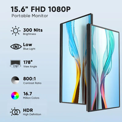 1080P HDMI IPS Gaming Portable Monitor Touchscreen USB Type C