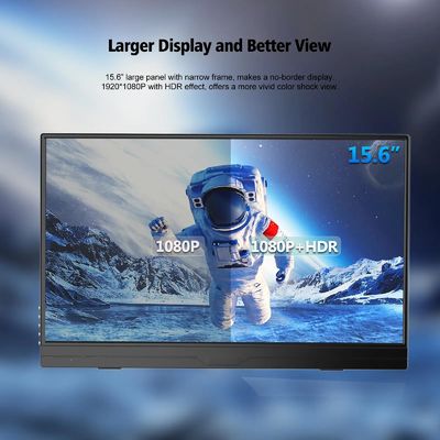 4k Gaming Laptop Extend Portable Monitor Touchscreen High Resolution 15.6 Inch