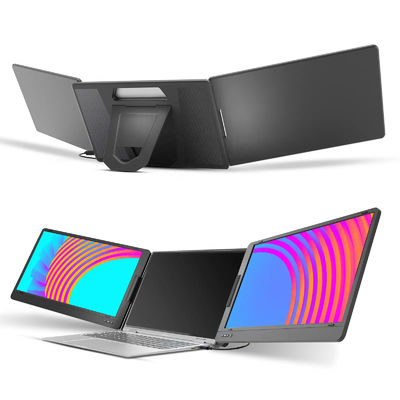 Custom 14inch Laptop Monitor Extender Trio Triple Monitor 1920x1080