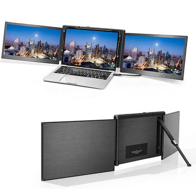 Wins Mac Laptop Portable Triple Monitor Display Extender 14 Inch 60Hz