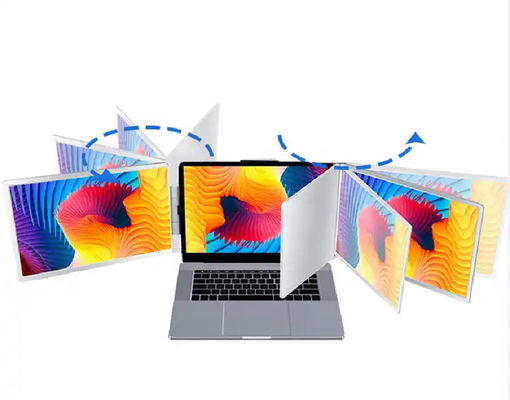 Wins Mac Laptop Portable Triple Monitor Display Extender 14 Inch 60Hz