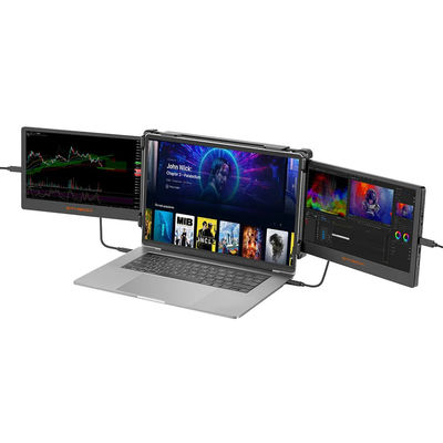 LCD Triple Laptop Display Extender Portable Monitor Android Linux
