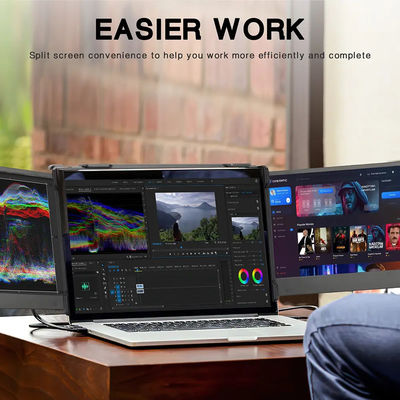 LCD Triple Laptop Display Extender Portable Monitor Android Linux