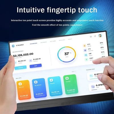 15.6inch 1080p Portable Touch Screen Display Monitor Type C Gaming For Phone PS TV Box