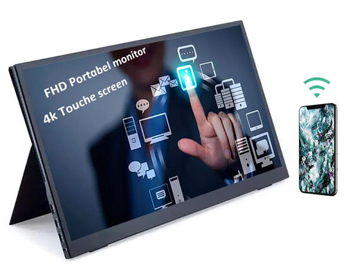 FHD IPS LCD Foldable External Monitor Laptop Usb Touchscreen 262K