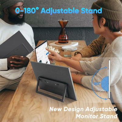 External Touch Screen For Laptop 15.6 Inch FHD 1080P IPS Eye Care Screen With Dual Speaker Travel Monitor