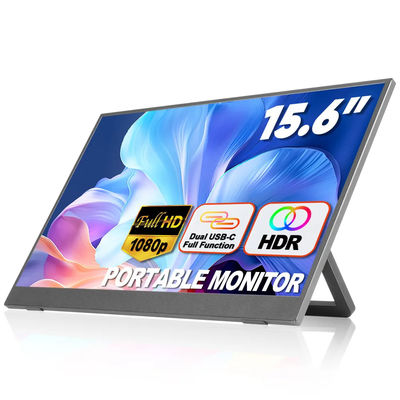 15.6 inç taşınabilir dizüstü bilgisayar Dış Ekran Monitörü IPS Panel 262K 60Hz