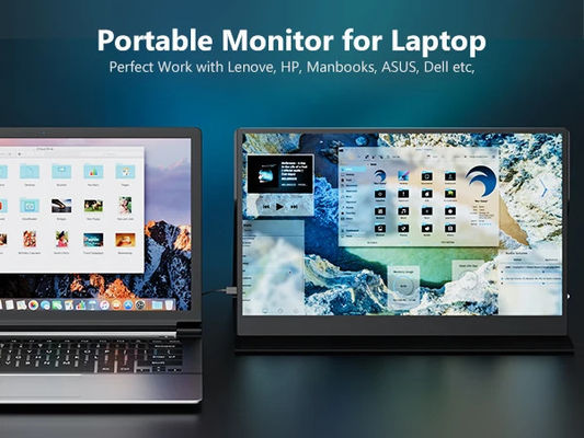 UHD 4K Small Laptop Monitor esterni per tablet Android da 14,5 pollici