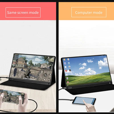 1920x1080 60Hz 144Hz Portable Monitor Eksternal Panel FHD Ultrathin Layar sentuh