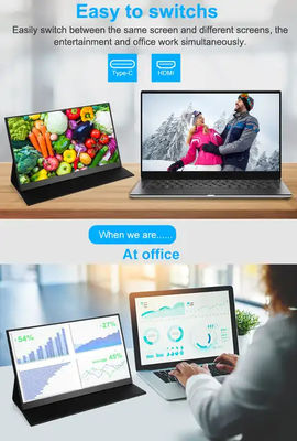 Mini HDMI Usb Type C Laptop External Screen Portable Monitor 15.6inch