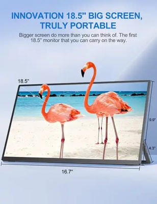 ODM Wins Mac Dual 18.5inch Portable Monitor For Laptop pS5
