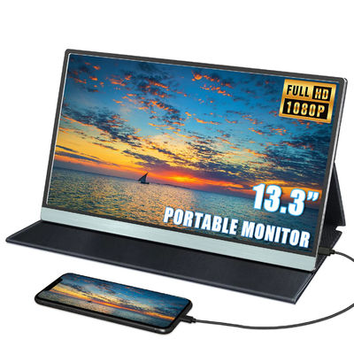 Layar sentuh Portable Travel LCD Monitor Extender HDMI 1920x1080 IPS Panel 14 Inch