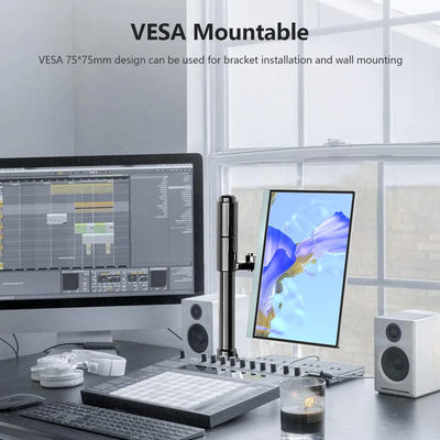 Layar sentuh Portable Travel LCD Monitor Extender HDMI 1920x1080 IPS Panel 14 Inch