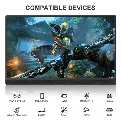 HD Mini 15.6 Inch FHD 1080P LCD Dual Screen Portable Monitor Type C For PC Phone PS5