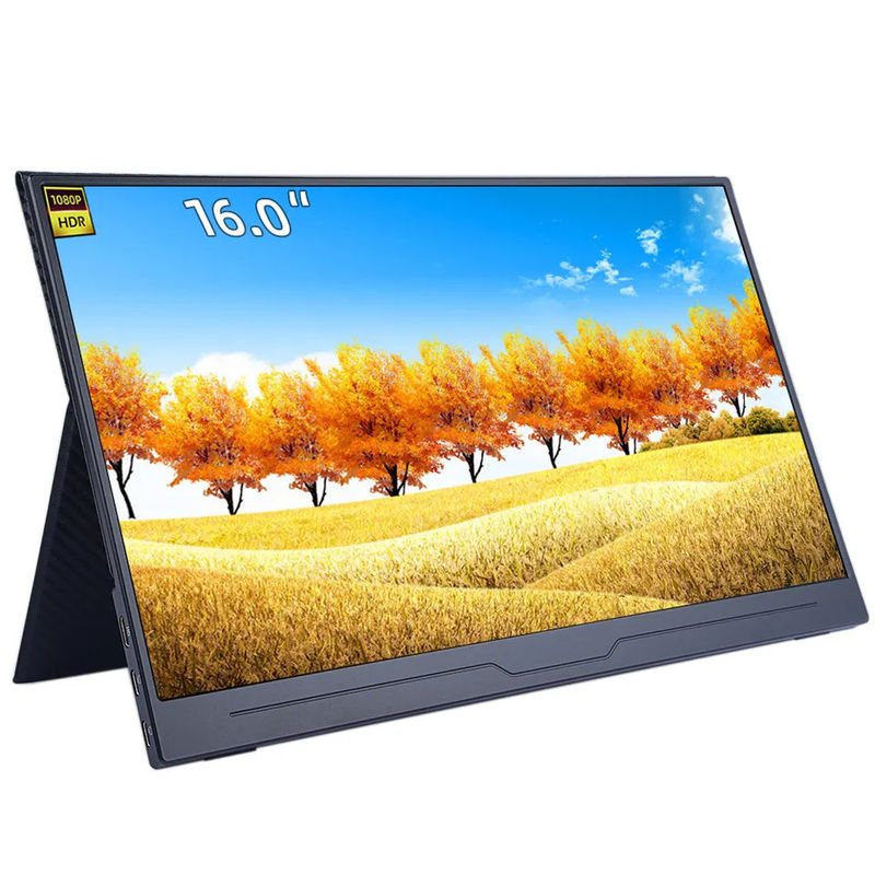 1920x1080 Portable Gaming Display PS5 Attachable Monitor 18.5 Inch LCD Monitors 300cd/M2