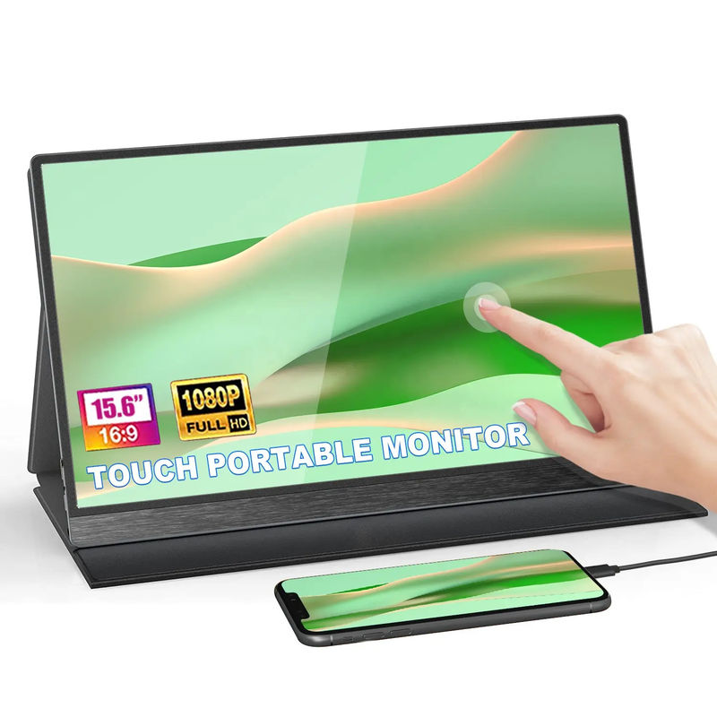 60Hz 15.6 Inch Monitor Portable Touchscreen High Contrast For Gaming