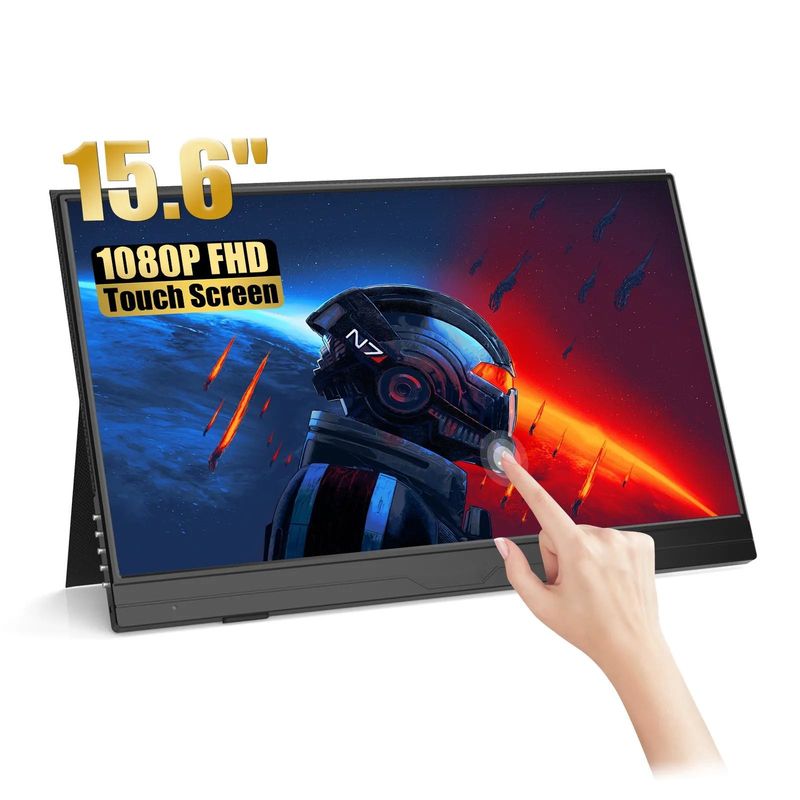 Voyage ultrafin Jeux 4k Moniteur portable écran tactile FHD Pour téléphone intelligent