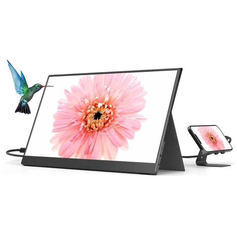 Batterie intégrée de 16 pouces pour stylo actif Type de stylo c Moniteur HDR Moniteur portable 2.5K Pour ordinateur portable Pour PS5