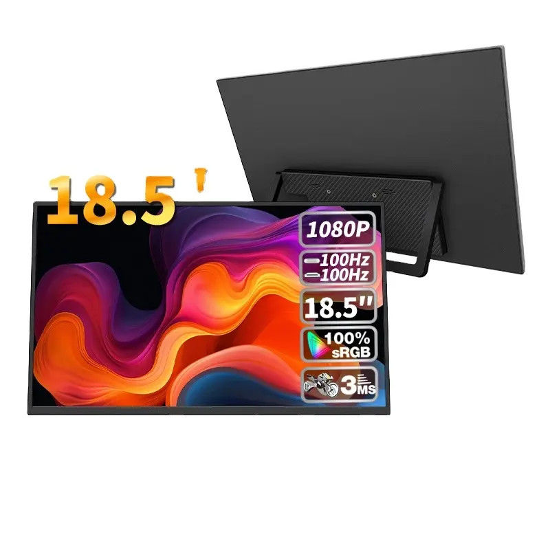 Smart Foldable 18.5inch Portable Monitor For Mini PC Laptop Phone Xbox PS4 PS5 Switch