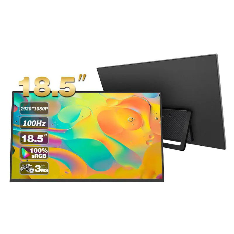 Dual 18.5" PS5 Portable Screen External Monitor IPS Display 1080P OEM