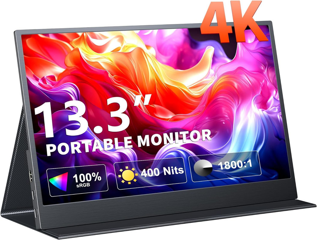 Laptop 13.3" UHD IPS 4K Portable Monitor USB C HDMI pS5 Gaming Display