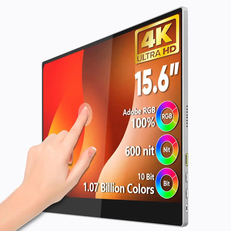 15.6 Inch RGB UHD 4K Touchscreen Portable Monitor For Laptop PS5